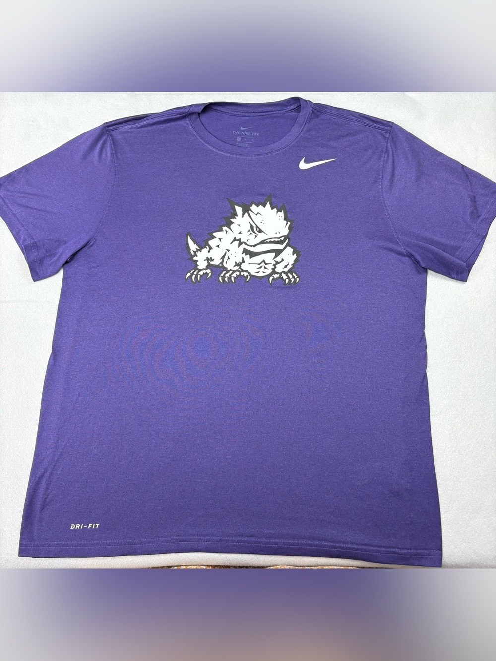 Nike Dri-FIT TCU Horned Frogs Purple Performance T-Shirt Men’s XL Athletic F
